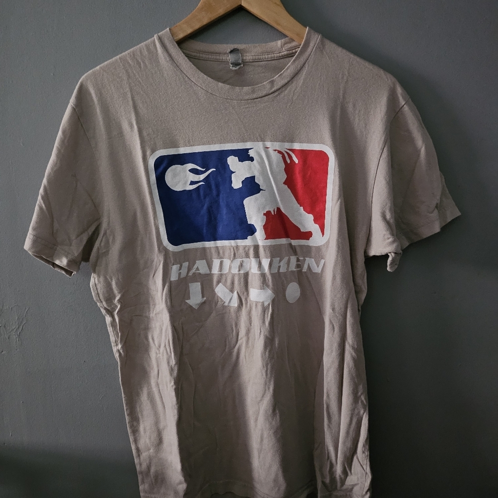 video game anime t shirt street fighter